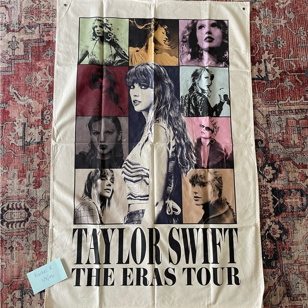 Taylor Swift The Eras Tour Multicolor Wall Tapestry
